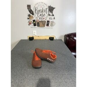 Nobull Superfabric Outwork CrossFit Trainers Women's Sz 9.5 Orange/black